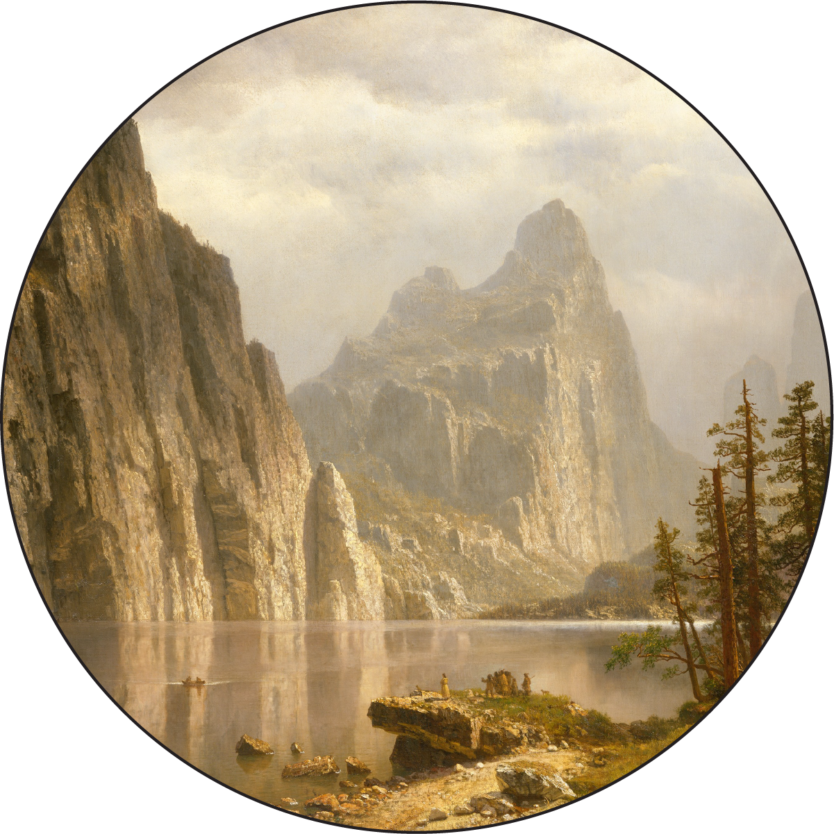 Bierstadt Merced River, Yosemite Valley